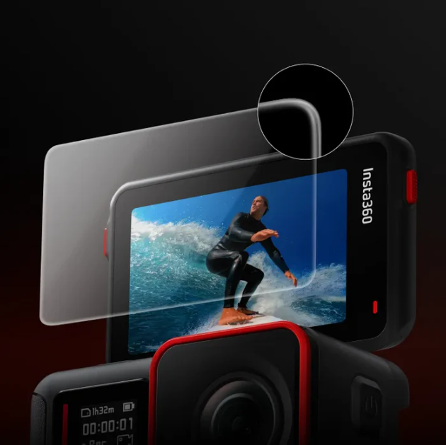 TELESIN Tempered Glass Film Set for Insta360 ACE