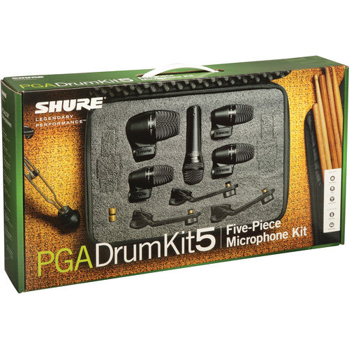 Shure PGADRUMKIT5 5-Piece Drum Microphone Kit