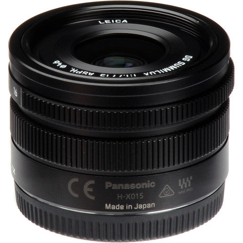 Panasonic Leica DG Summilux 15mm f/1.7 ASPH. Lens