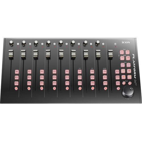 Icon Pro Audio Platform M+ Audio and MIDI Control Surface for DAWs and Plug-Ins