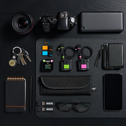 RODE COLORS 3 Set of Color-Coded Windshields, Rings & Tags for Wireless GO & Lavalier II (Set of 4)