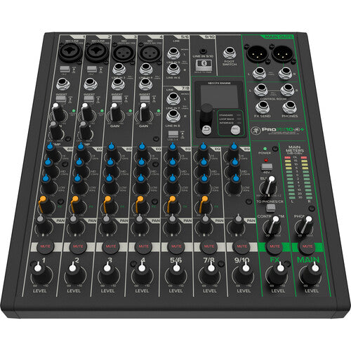 Mackie ProFX10v3+ 10-Channel Analog Mixer with Built-In FX,USB Recording,and Bluetooth