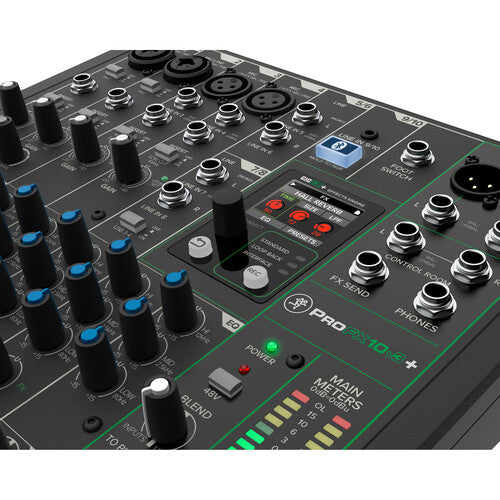 Mackie ProFX10v3+ 10-Channel Analog Mixer with Built-In FX,USB Recording,and Bluetooth