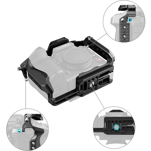 SmallRig HawkLock Quick Release Cage Kit for Panasonic Lumix GH7/GH6