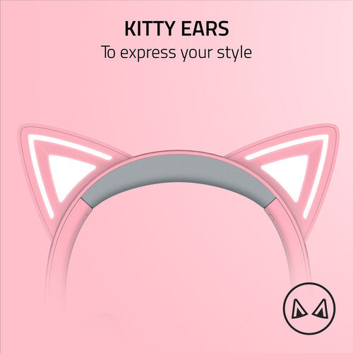 Razer Kraken Kitty V2 RGB Wired USB Headset (Quartz)