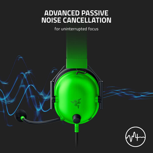 Razer BlackShark V2 X 3.5mm Wired Gaming Headset (Green)