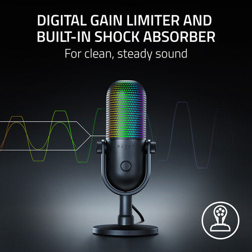 Razer Seiren V3 Chroma RGB USB Microphone (Black)