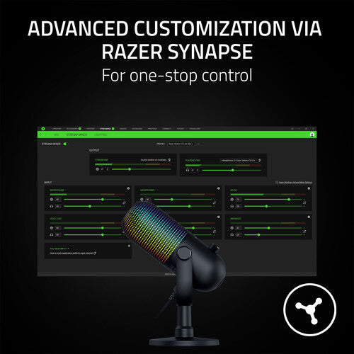 Razer Seiren V3 Chroma RGB USB Microphone (Black)