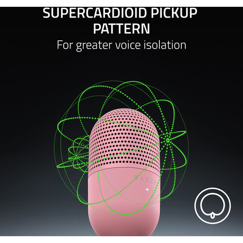 Razer Seiren V3 Mini USB Condenser Microphone (Quartz Pink)