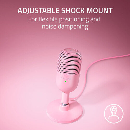 Razer Seiren V3 Mini USB Condenser Microphone (Quartz Pink)