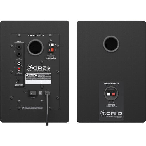Mackie CR5BT Creative Reference Powered 5 Studio Monitors with Bluetooth (Pair,Black)