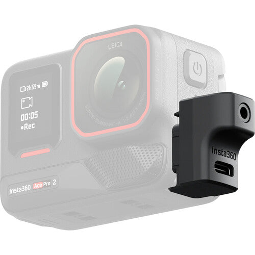 Insta360 Microphone Adapter for Ace,Ace Pro,and Ace Pro 2