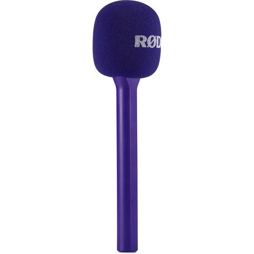RODE Interview GO Handheld Mic Adapter for Wireless Clip-On Transmitter (Purple)
