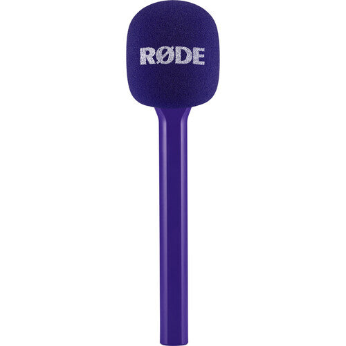 RODE Interview GO Handheld Mic Adapter for Wireless Clip-On Transmitter (Purple)