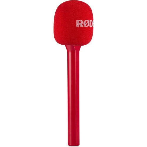 RODE Interview GO Handheld Mic Adapter for Wireless Clip-On Transmitter (Red)