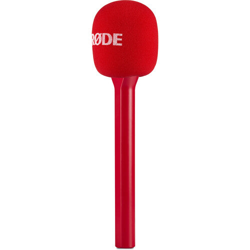 RODE Interview GO Handheld Mic Adapter for Wireless Clip-On Transmitter (Red)