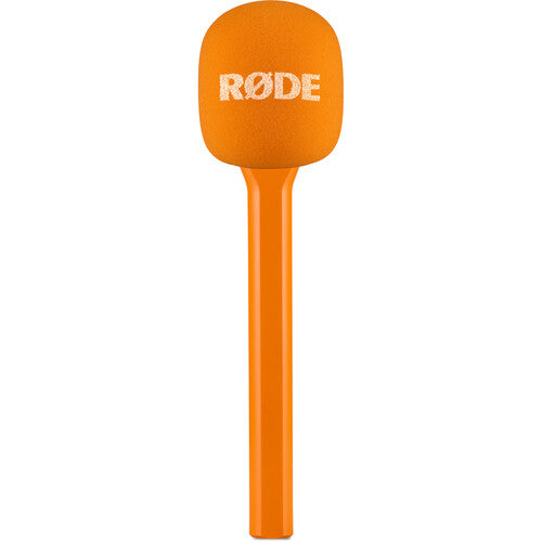RODE Interview GO Handheld Mic Adapter for Wireless Clip-On Transmitter (Orange)