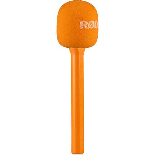 RODE Interview GO Handheld Mic Adapter for Wireless Clip-On Transmitter (Orange)