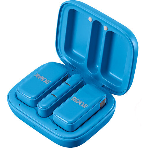 RODE Wireless Micro 2-Person Ultracompact Wireless Microphone System with USB-C Connector (2.4 GHz, Blue)