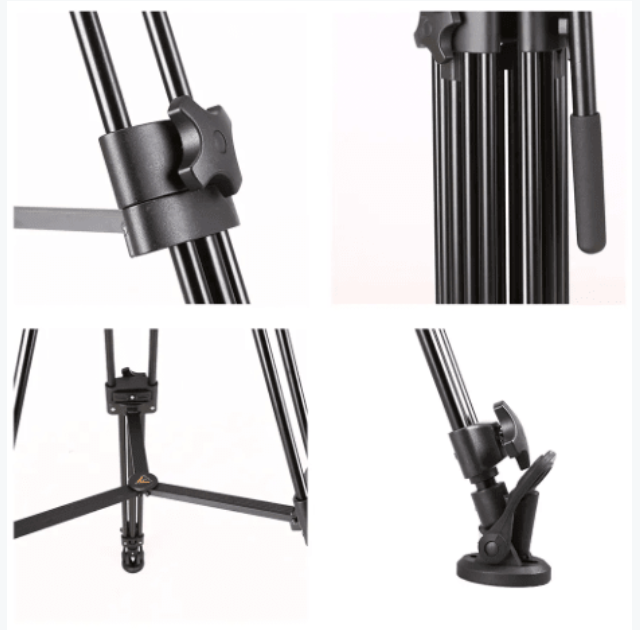 E-IMAGE EI-7060-AA CABEZAL FLUIDO 7060H + TRÍPODE AT7402A