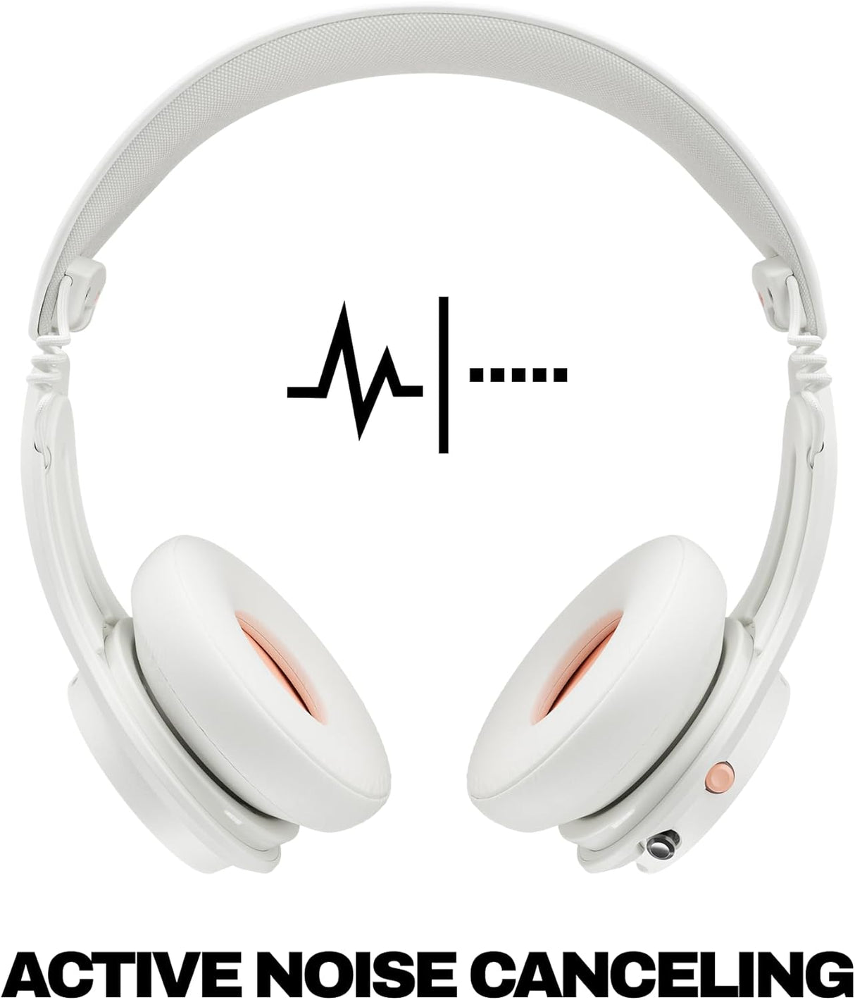 Skullcandy Icon ANC Wireless Active Noise-Canceling On-Ear Headphones (Bone)