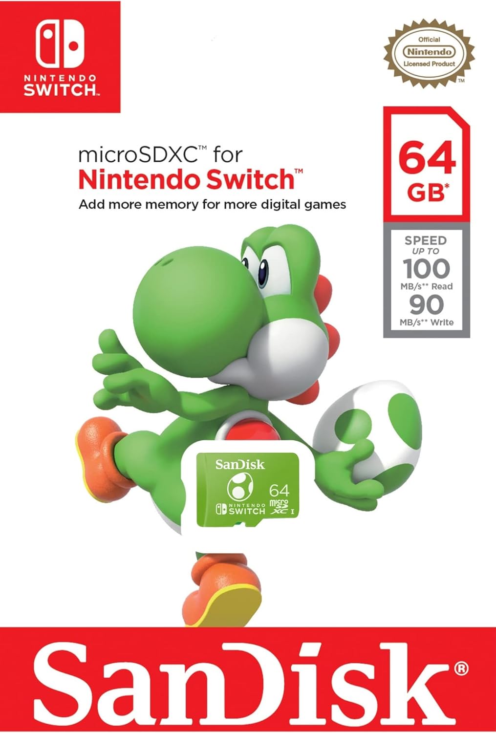 Nintendo Switch™ microSD™ UHS-I Card 64gb