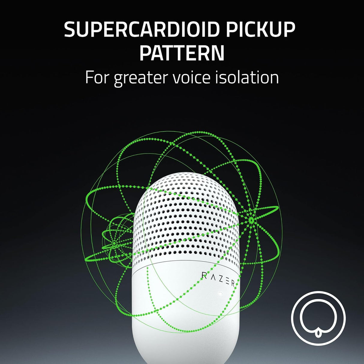 Razer Seiren V3 Mini USB Condenser Microphone (White)