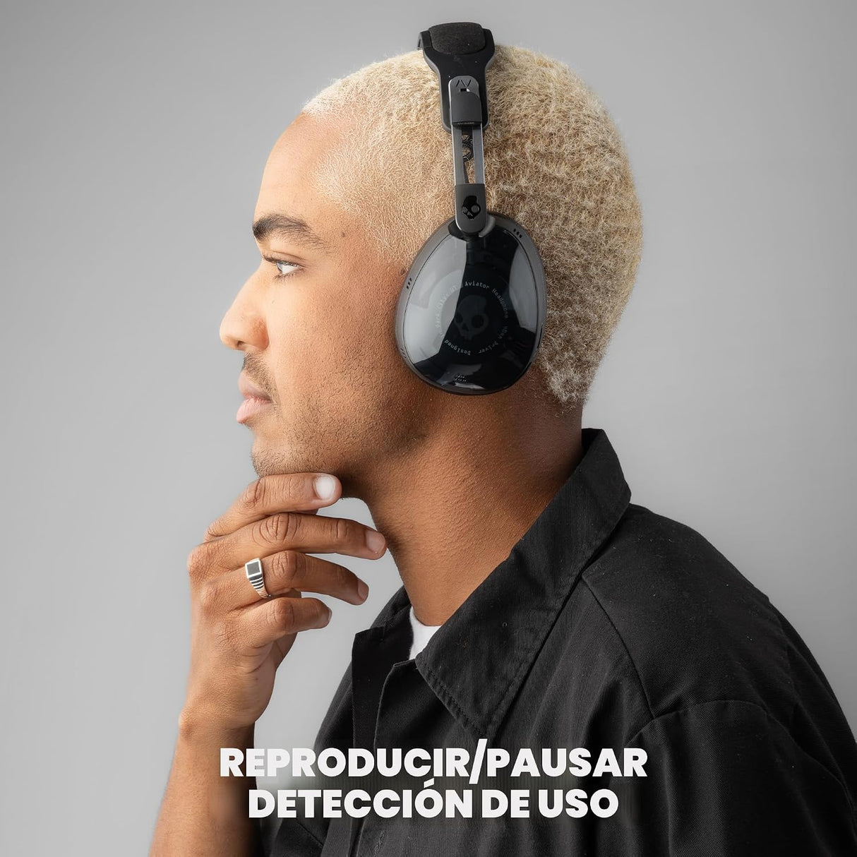 Skullcandy Aviator 900 Anc Wireless Noise Cancelling Black Black