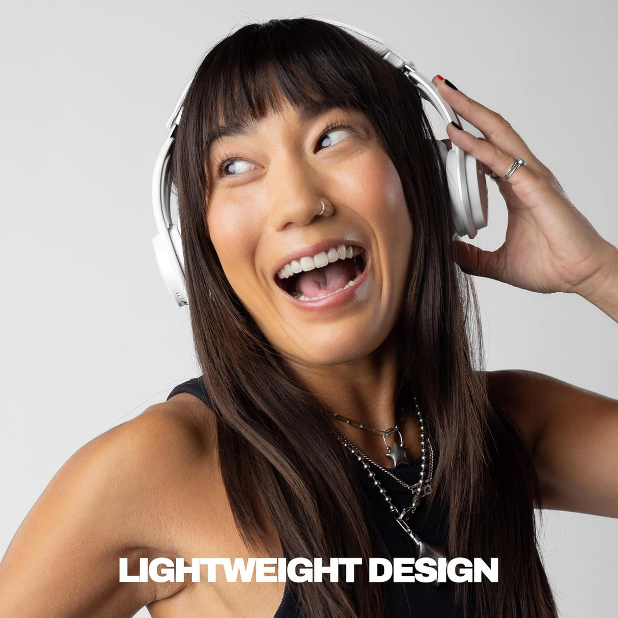 Skullcandy Icon ANC Wireless Active Noise-Canceling On-Ear Headphones (Bone)