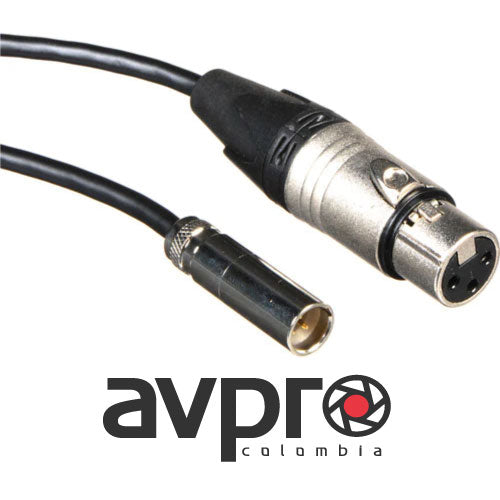 Blackmagic Design Set of 2 Mini XLR to XLR Audio Cables for Video Assist 4K (19.5")