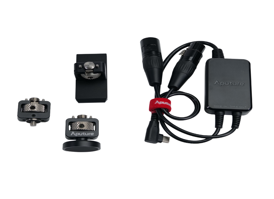 Aputure Active USB-C to 5-Pin DMX In & Out Adapter Kit for MT Pro & INFINIBARs