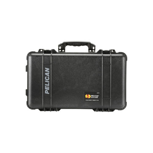 Pelican 1510SC Studio Case with Lid Organizer and Yellow Divider Set (Black)