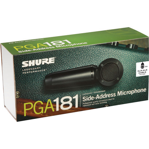 Shure PGA181 Side-Address Condenser Microphone (XLR Cable)