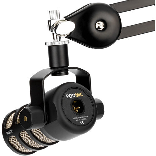 RODE RODECaster Pro II 4-Person Podcasting Kit with PodMics, Studio Boom Arms, Headphones, and Cables