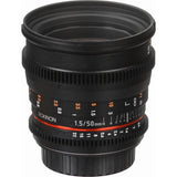 Rokinon 50mm T1.5 AS UMC Cine DS Lens for Canon EF Mount