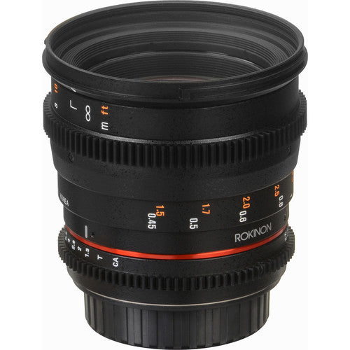 Rokinon 50mm T1.5 AS UMC Cine DS Lens for Canon EF Mount