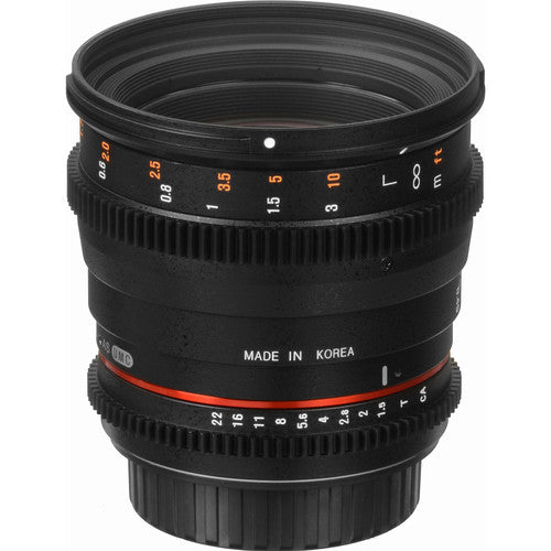 Rokinon 50mm T1.5 AS UMC Cine DS Lens for Canon EF Mount