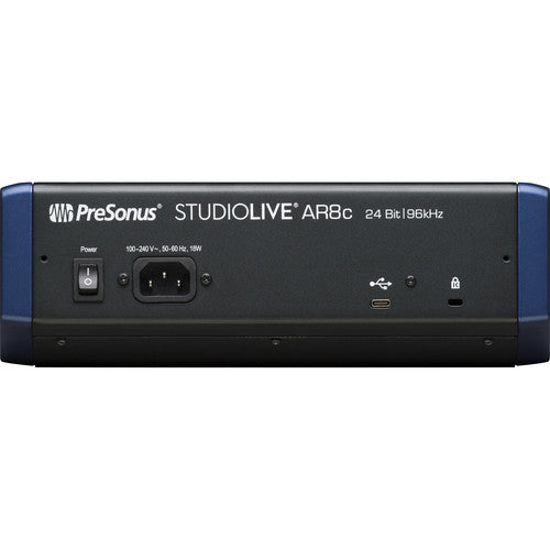 PreSonus StudioLive AR8c USB Type-C 8-Channel Hybrid Performance and Recording Mixer