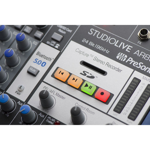 PreSonus StudioLive AR8c USB Type-C 8-Channel Hybrid Performance and Recording Mixer
