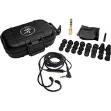 Mackie MP-360 Triple Balanced Armature In-Ear Monitors (Clear)