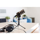 RODE RODECaster Duo Podcasting Kit with PodMic,Studio Boom Arm,Headphones,and Cable