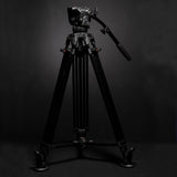 E-Image EG08A2 2-Stage Aluminum Tripod System with GH08 Fluid Head (75mm)