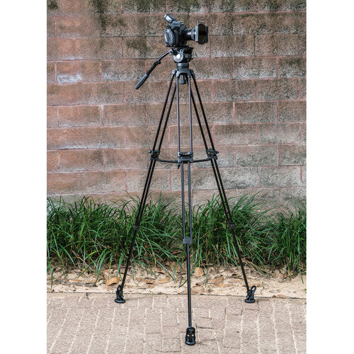 E-Image EG08A2 2-Stage Aluminum Tripod System with GH08 Fluid Head (75mm)