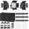 RODE RODECaster Pro II con kit completo de iluminación y transmisión portátil