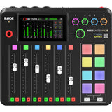 RODE RODECaster Pro II 4-Person Podcasting Kit with PodMics, Studio Boom Arms, Headphones, and Cables