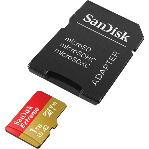 SanDisk 1TB Extreme UHS-I microSDXC Memory Card with SD Adapter