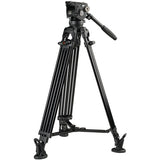 E-Image EG08A2 2-Stage Aluminum Tripod System with GH08 Fluid Head (75mm)