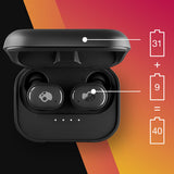 Skullcandy Grind True Wireless In-Ear Headphones (True Black)