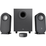 Logitech Z407 Bluetooth Computer Speakers with Subwoofer and Wireless Control Dial