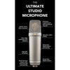 RODE Large-Diaphragm Cardioid Condenser XLR/USB Microphone (Silver)